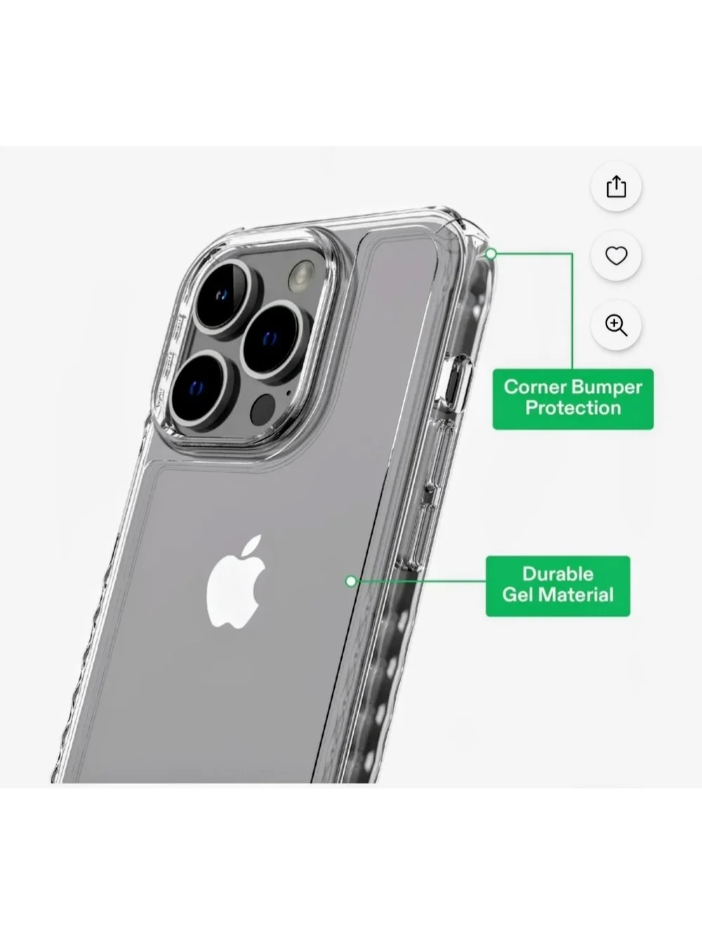 Apple Clear Protective Phone Case for iPhone 14 Pro Max- Transparent